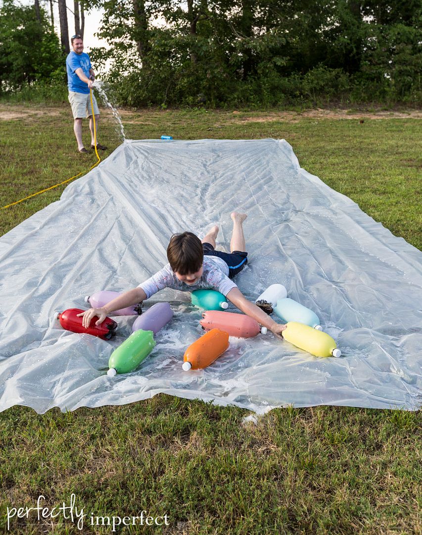 slip and slide bowling
